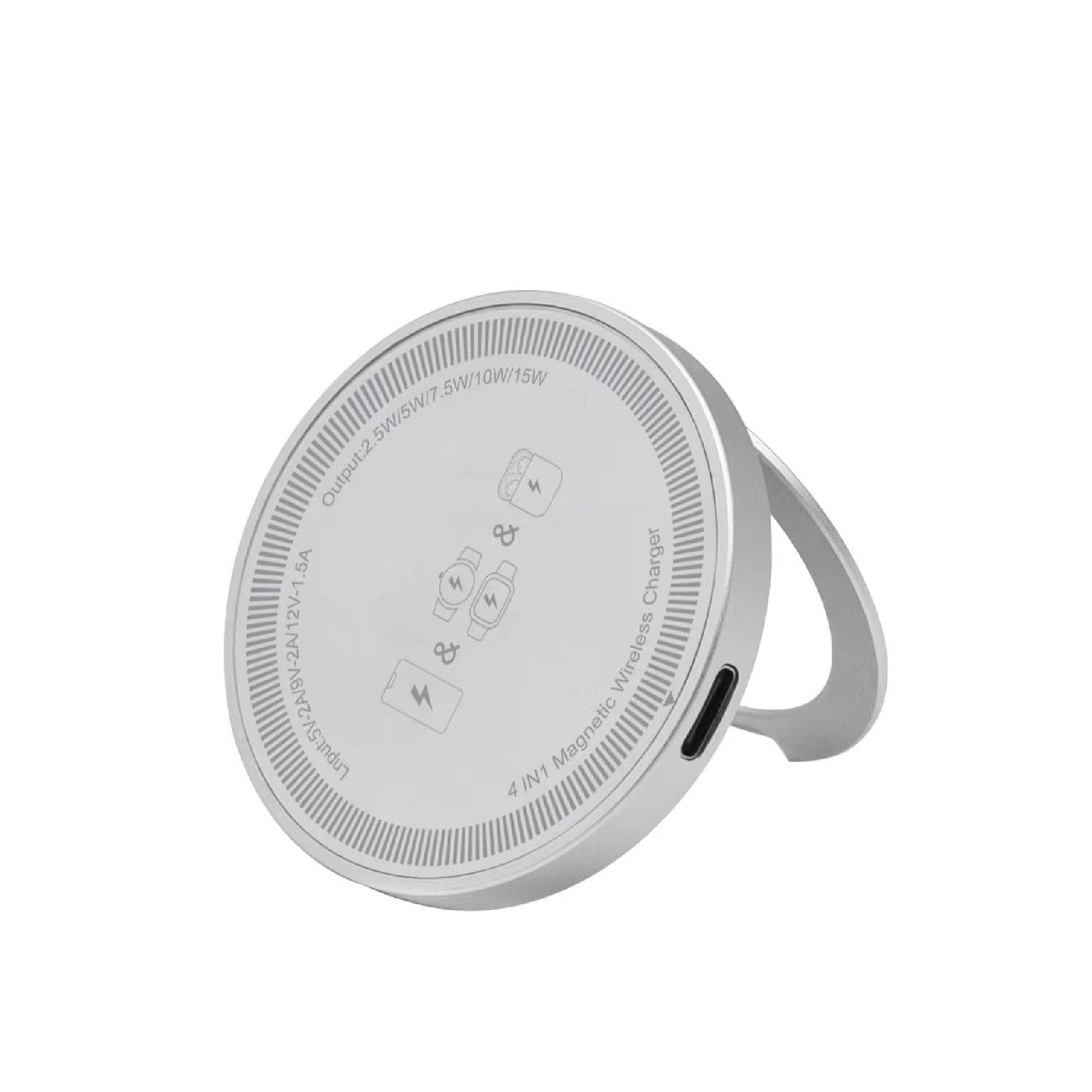 4合1 MagSafe 磁吸無線充電器｜黑色